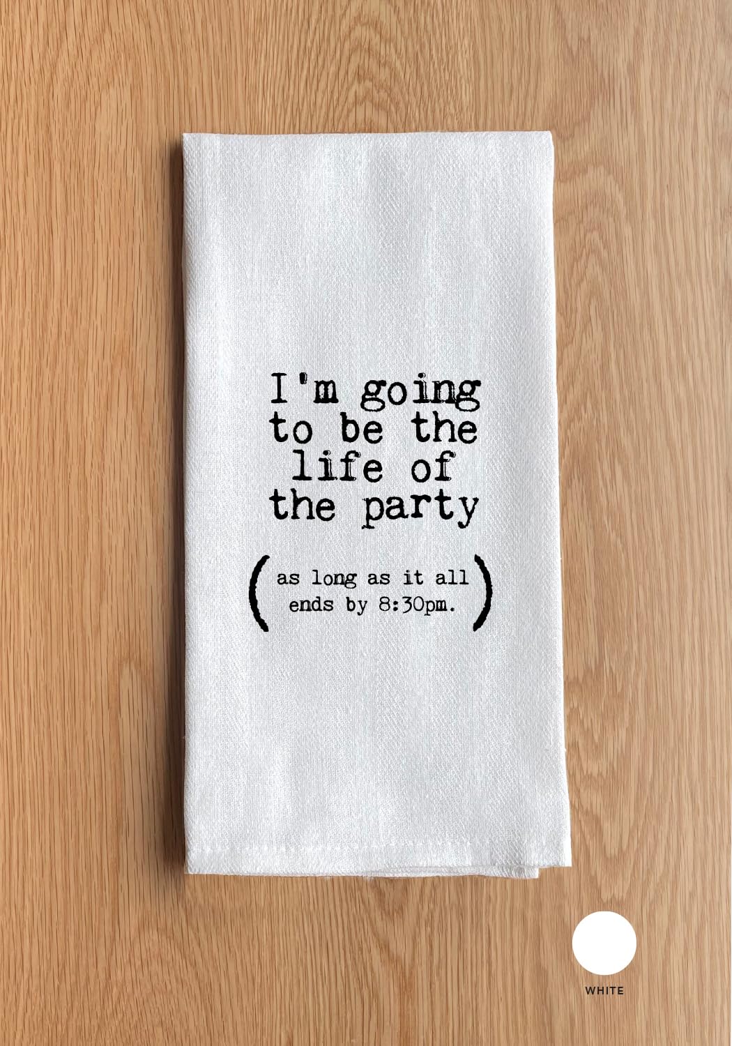 Second Nature By Hand humorous towel for kitchen decor