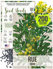 Seed Needs Rue Seeds product packaging