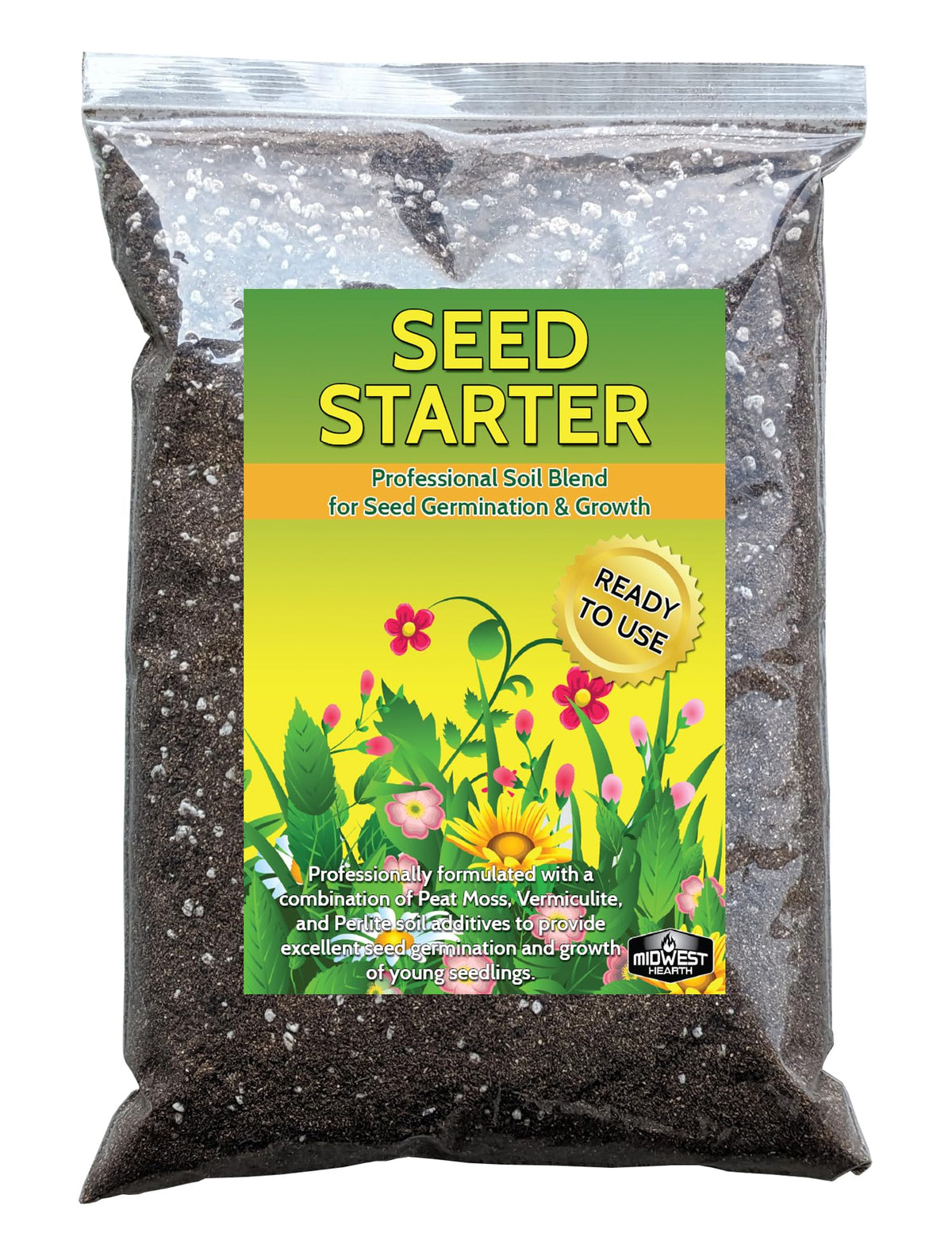 Seed Starter Soil Mix bag 4 Dry Quarts