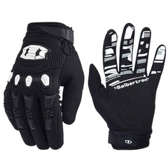 Seibertron Unisex BMX MX ATV MTB Racing Gloves size M Black