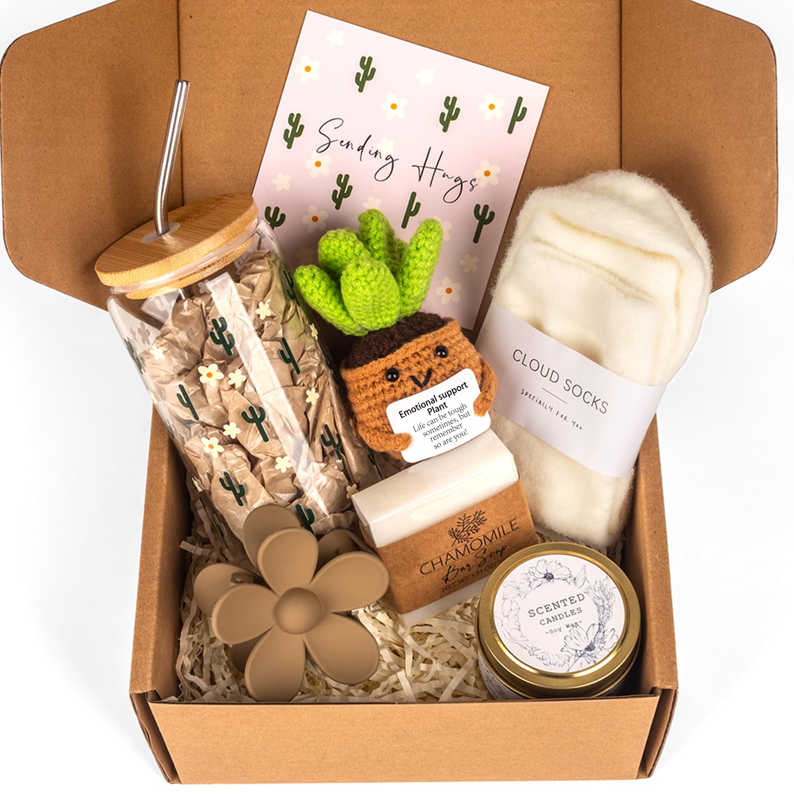 Gift box packaging for Self Care Get Well Care Package for Women