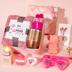 Self care basket items for women