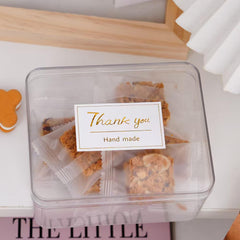 Clear self sealing bags sized 2.35 x 7.1 inches for chocolate bars