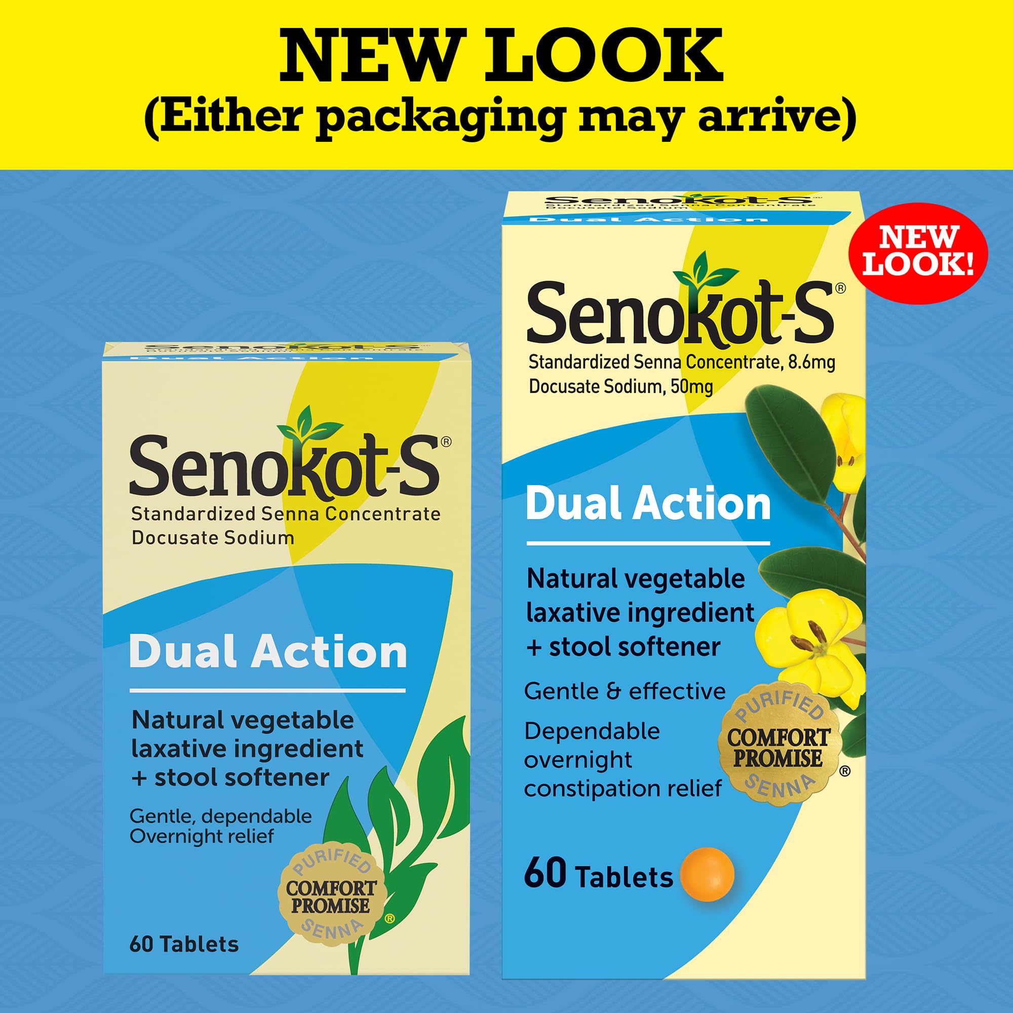Senokot-S 60 Senna Tablets outer box