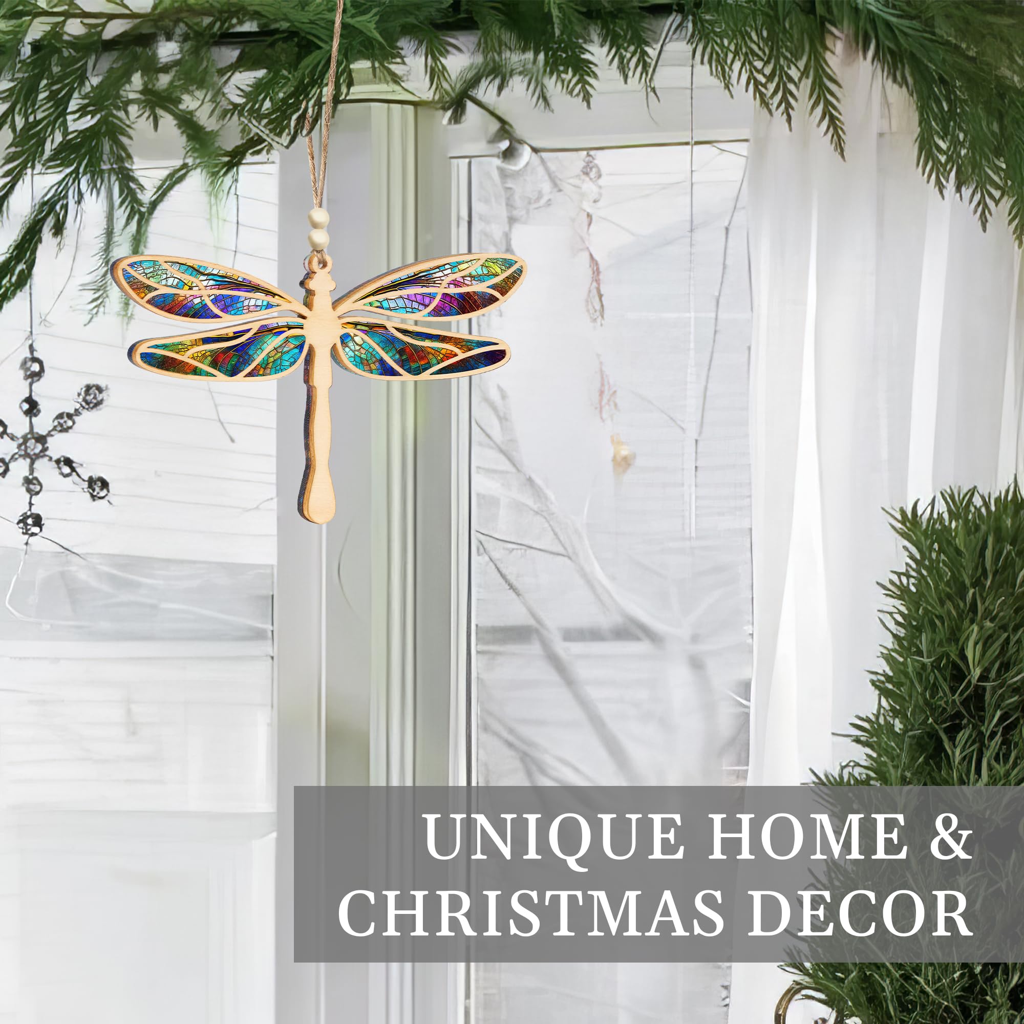 Sensemory dragonflies decor sun catcher window light