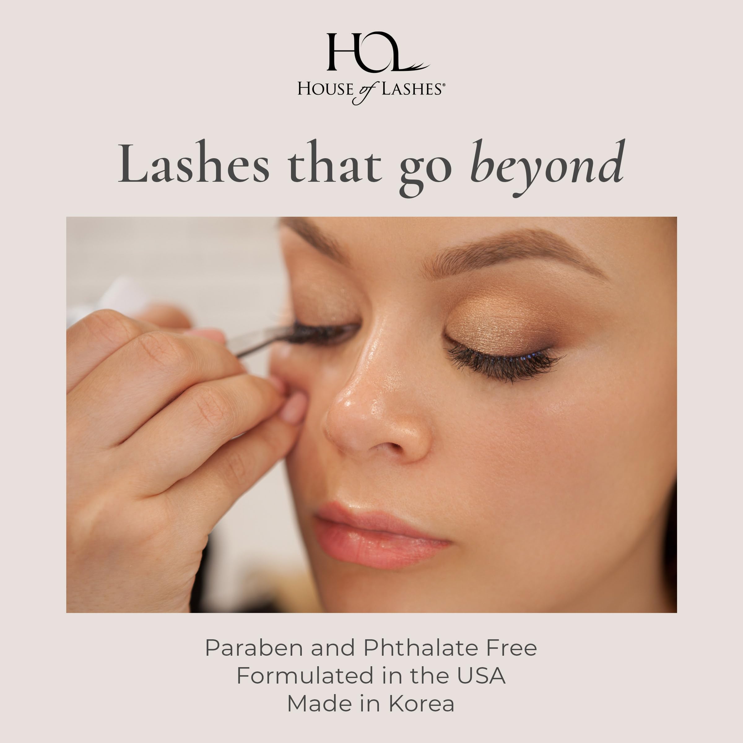 House of Lashes eyelash glue 2 count packaging image