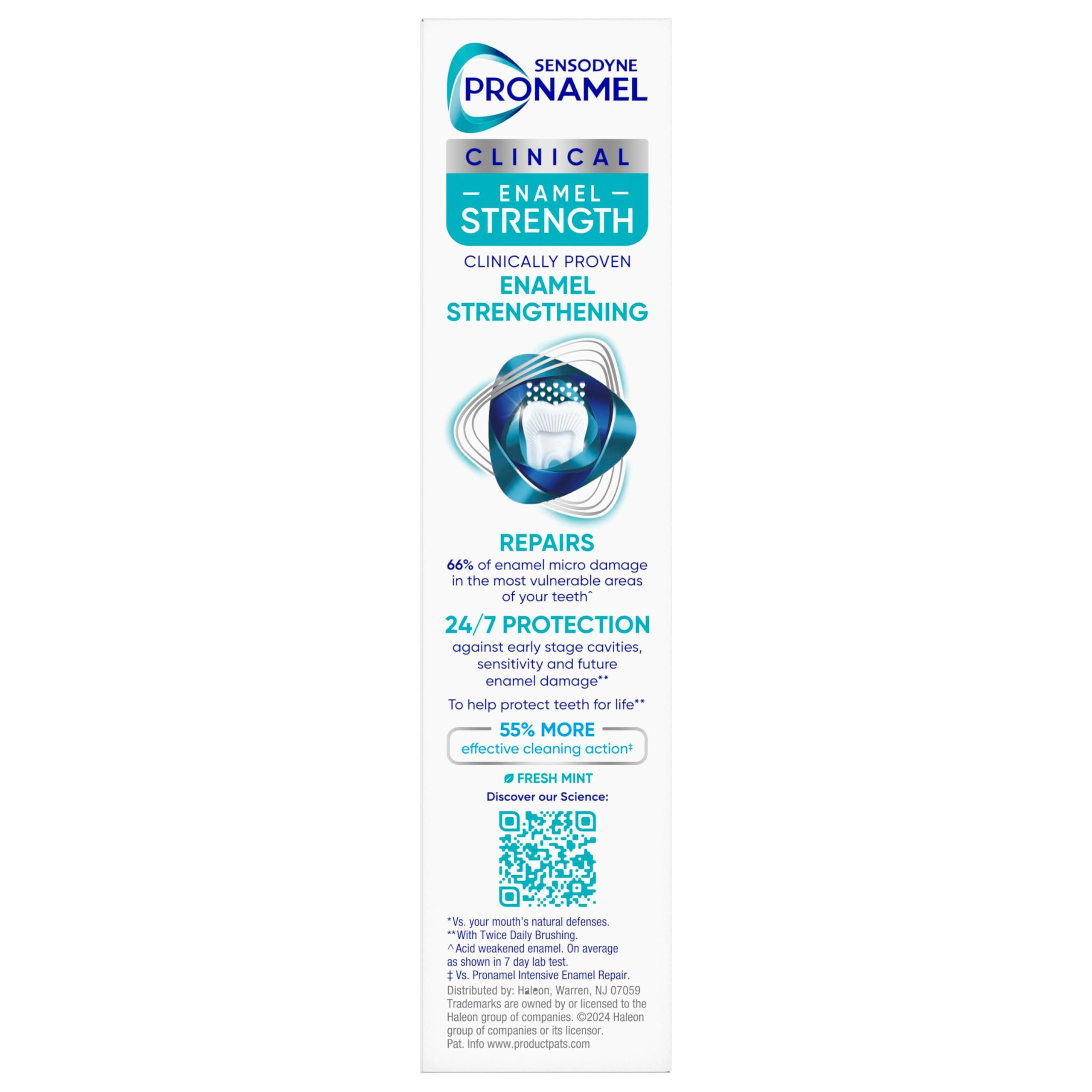 Clinical enamel strength Pronamel toothpaste 2.3 oz