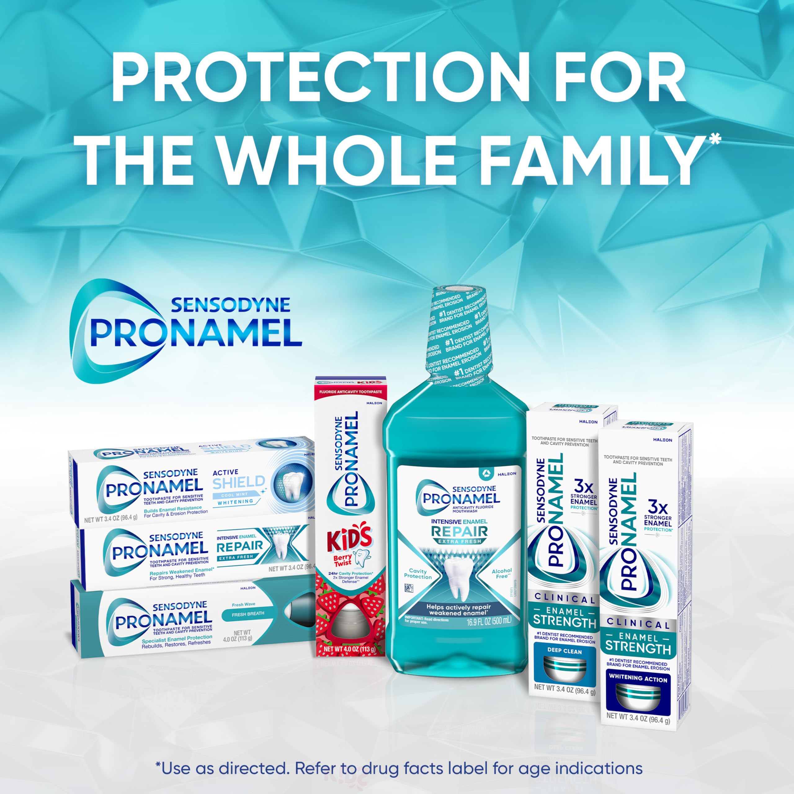 Sensodyne Pronamel Daily Protection Enamel dentin sensitivity toothpaste 4 oz packaging