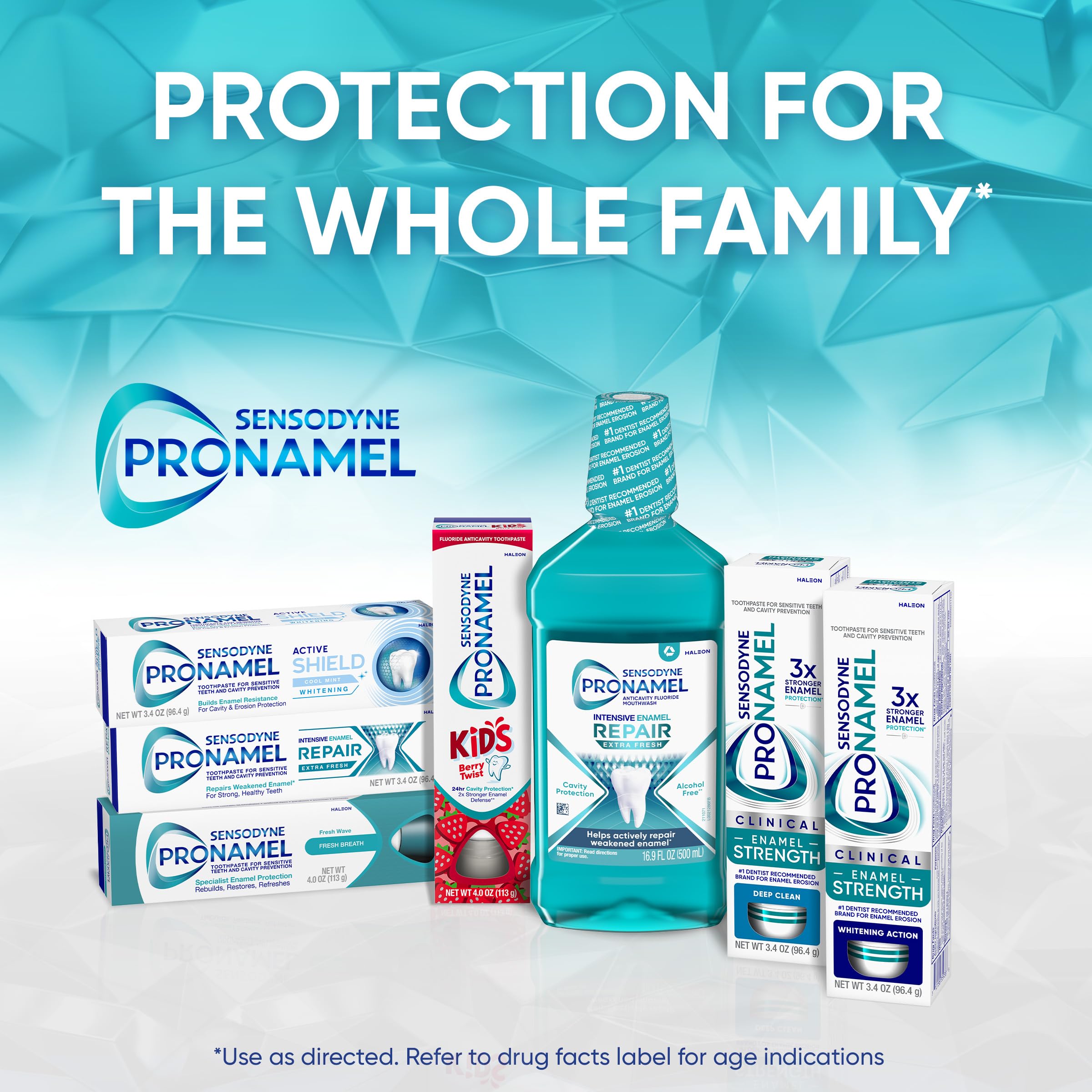 Two-tube Sensodyne Pronamel Kids Berry Twist toothpaste