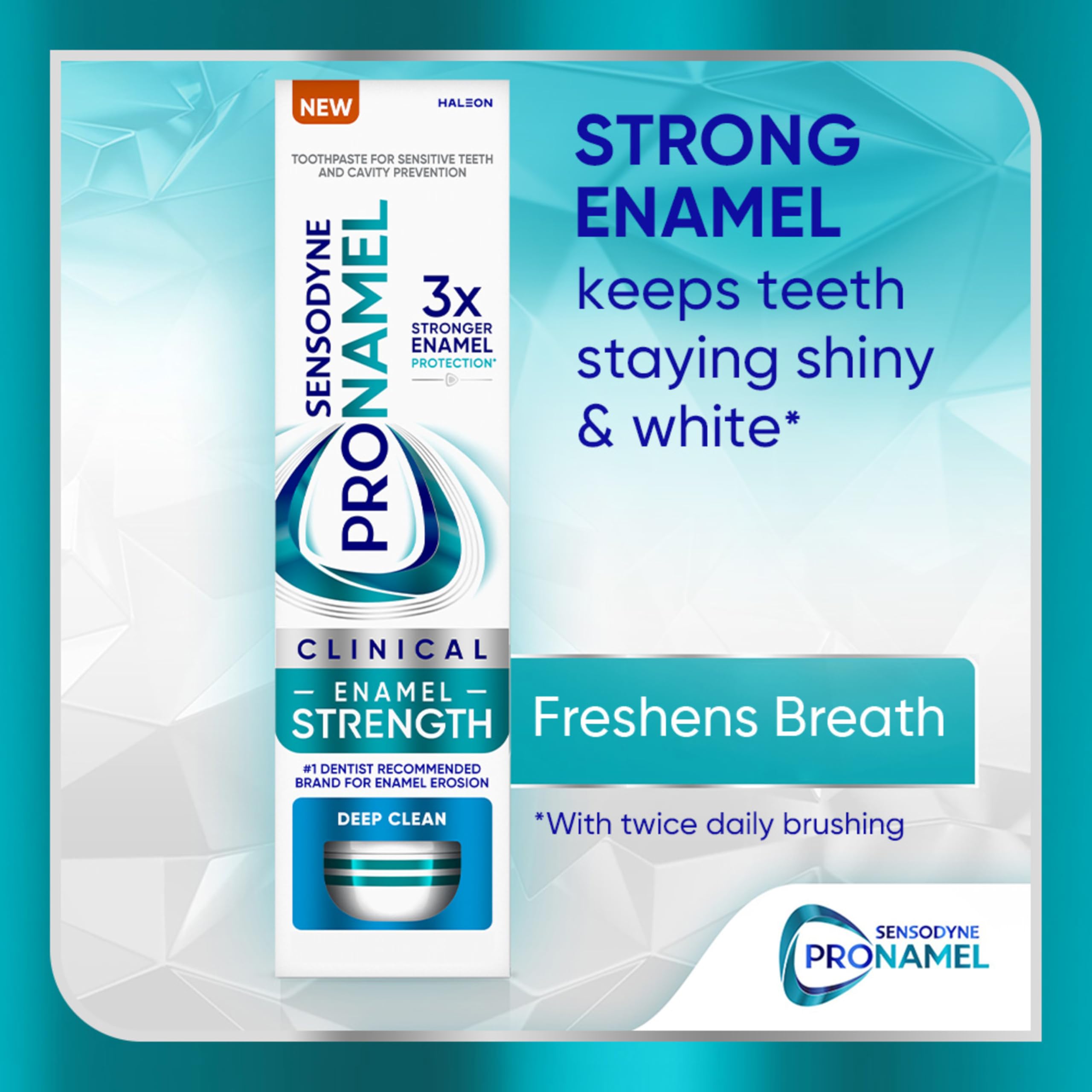 Pronamel enamel strength toothpaste packaging 2-3 oz