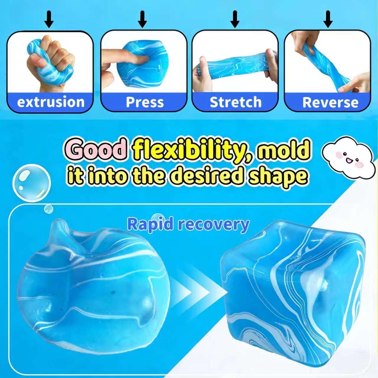 Stress relief squeeze ball for classroom and office