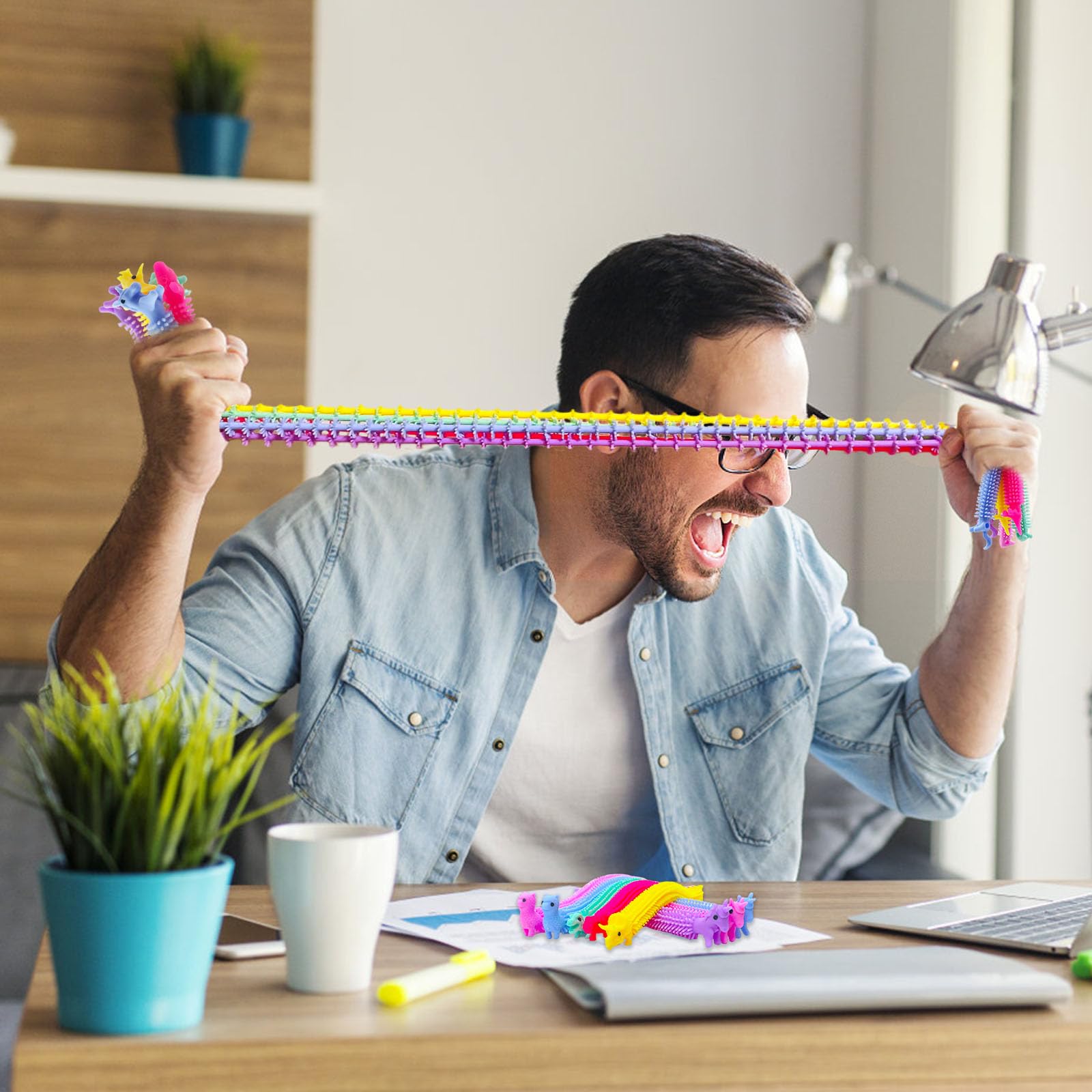 Rubber material sensory toy for stress relief and focus