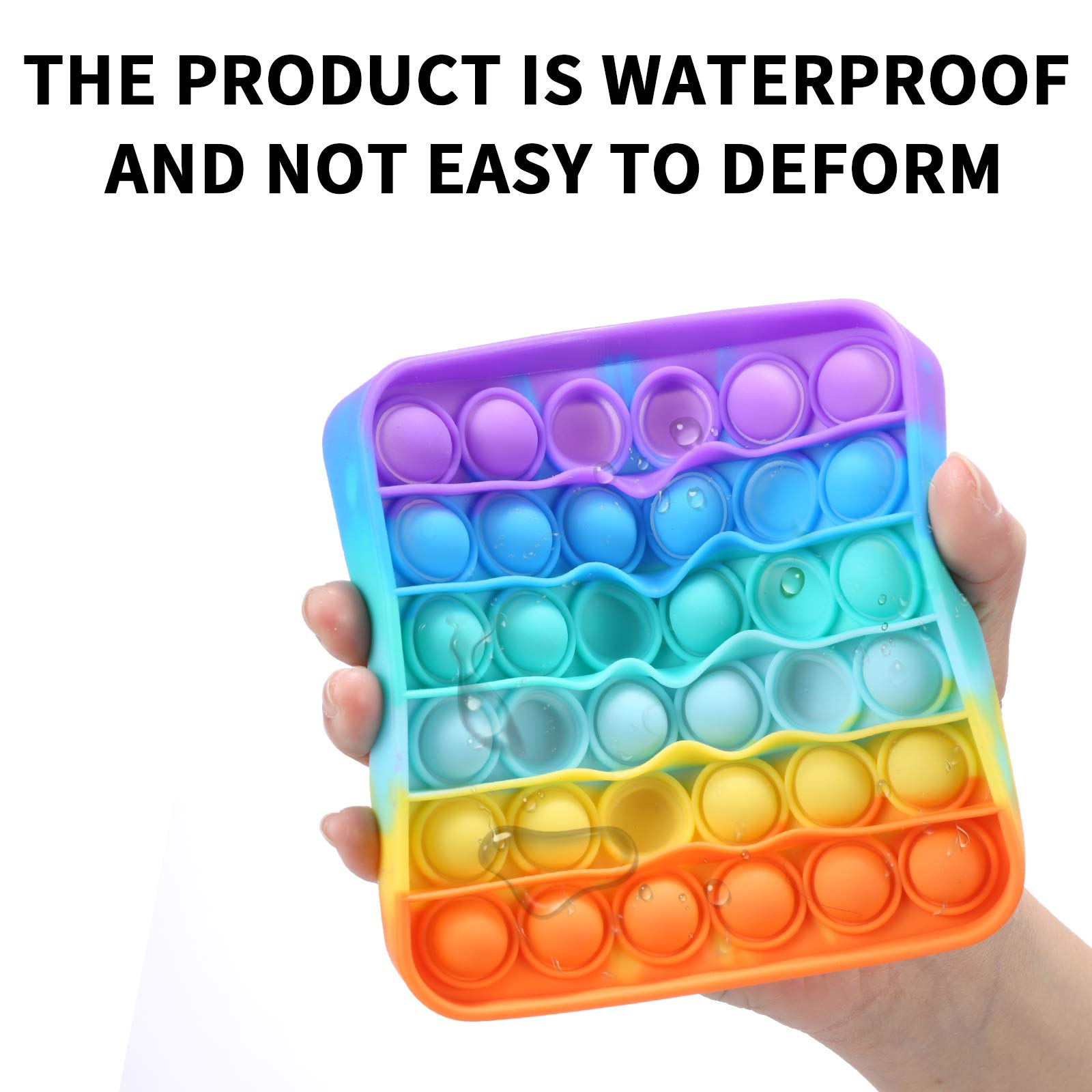 Silicone pop fidget toy set for kids and adults cleaning ready