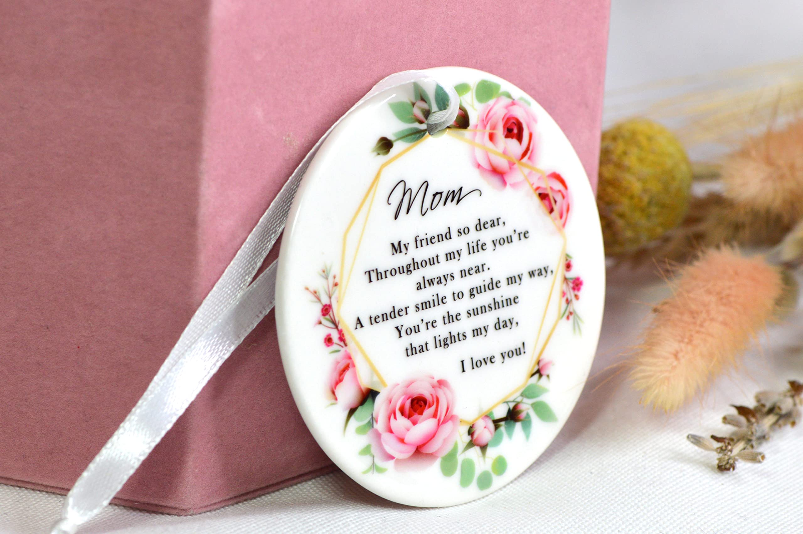 Sentimental mom keepsake ornament