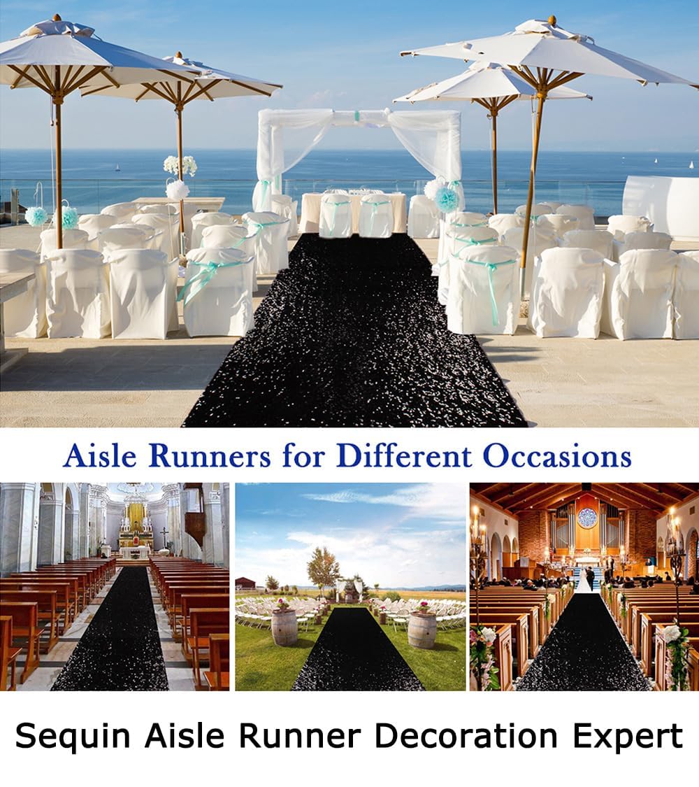 Indoor or outdoor wedding aisle runner suitable for beach or church
