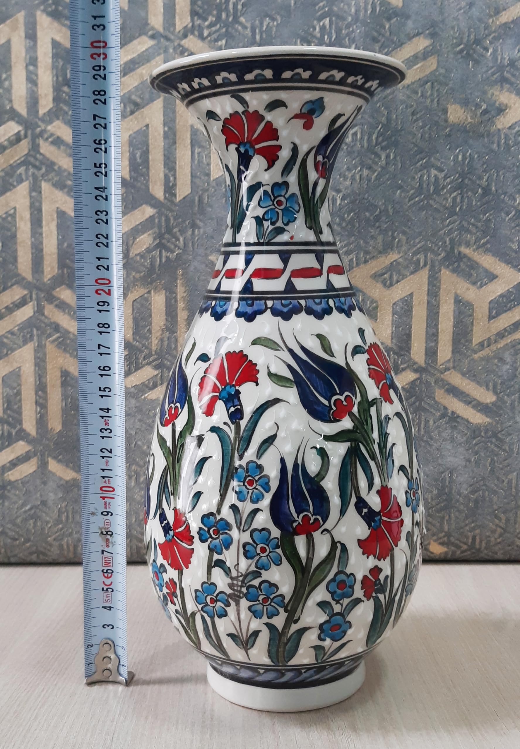 Turkish ceramic vase gift ready display