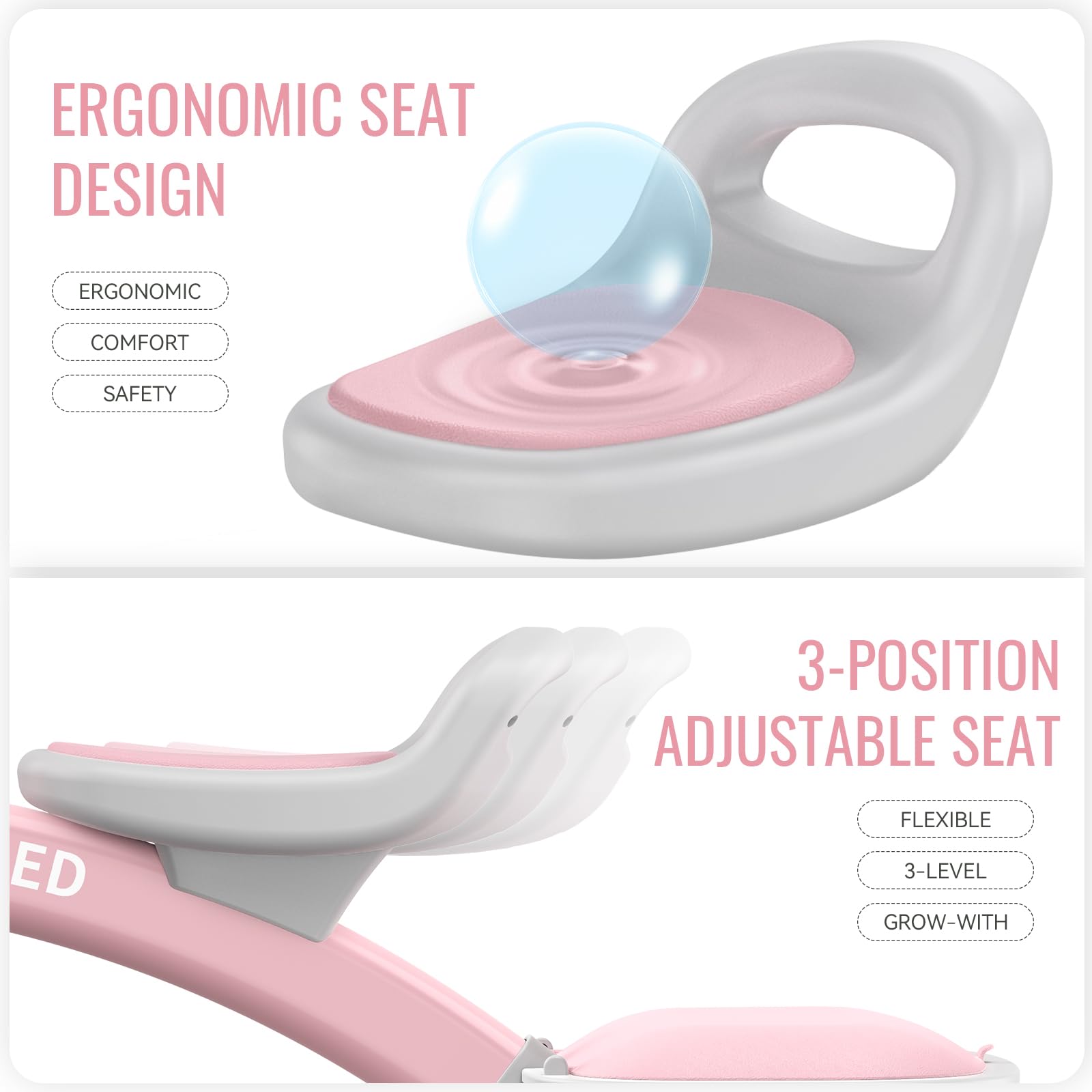 SEREED glow rear wheels no batteries required