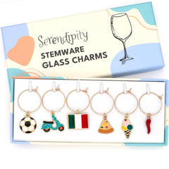Serendipity Italian Wine Glass Charms product image