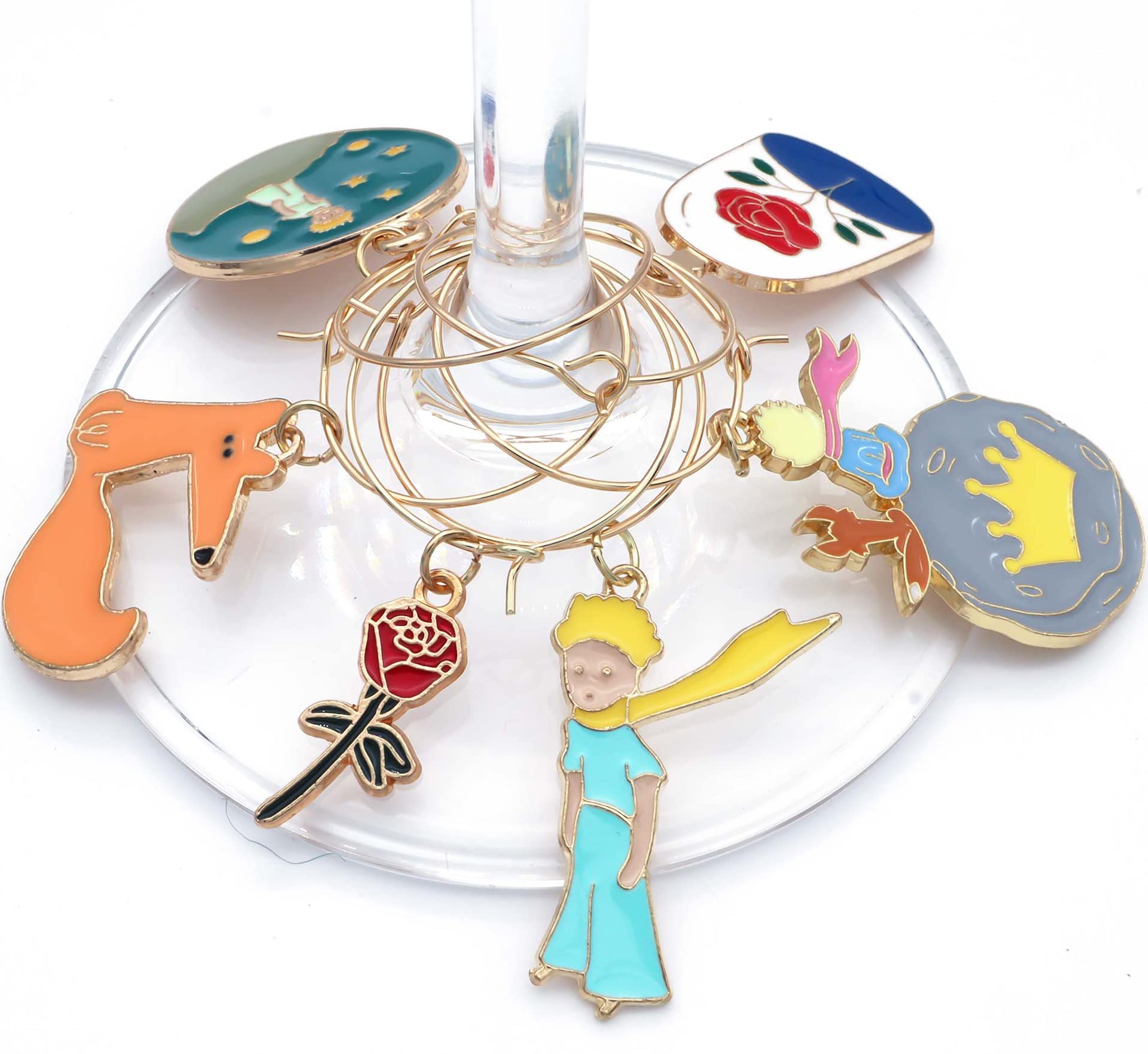 Serendipity Little Prince stemware glass charms product image