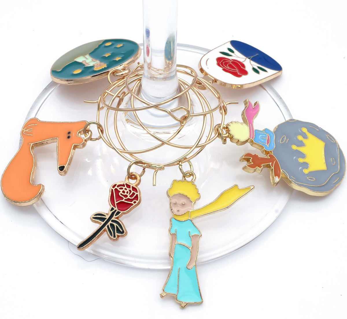 Serendipity Little Prince stemware glass charms product image