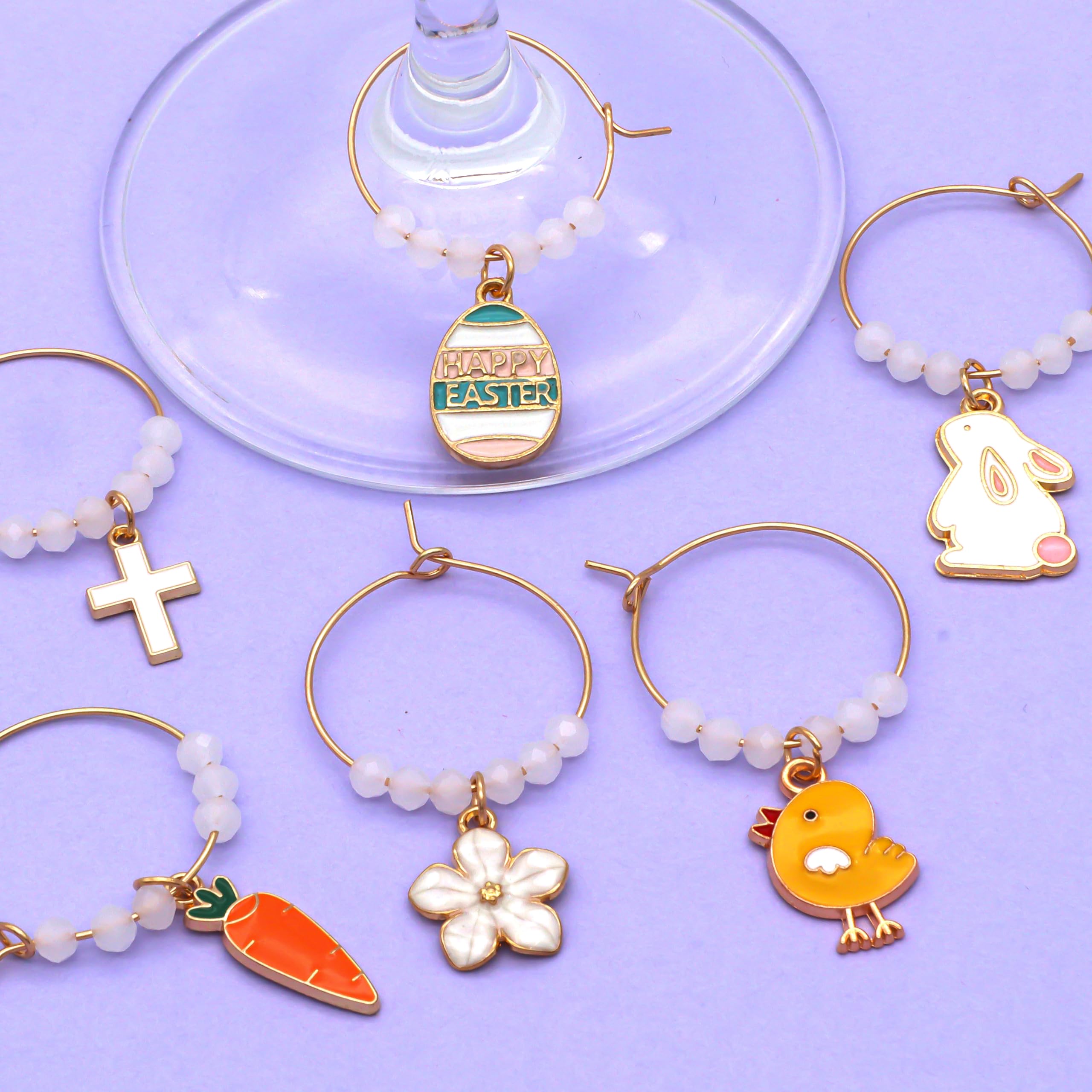 Chick charm for Easter wine glass charm set by Serendipity Presents
