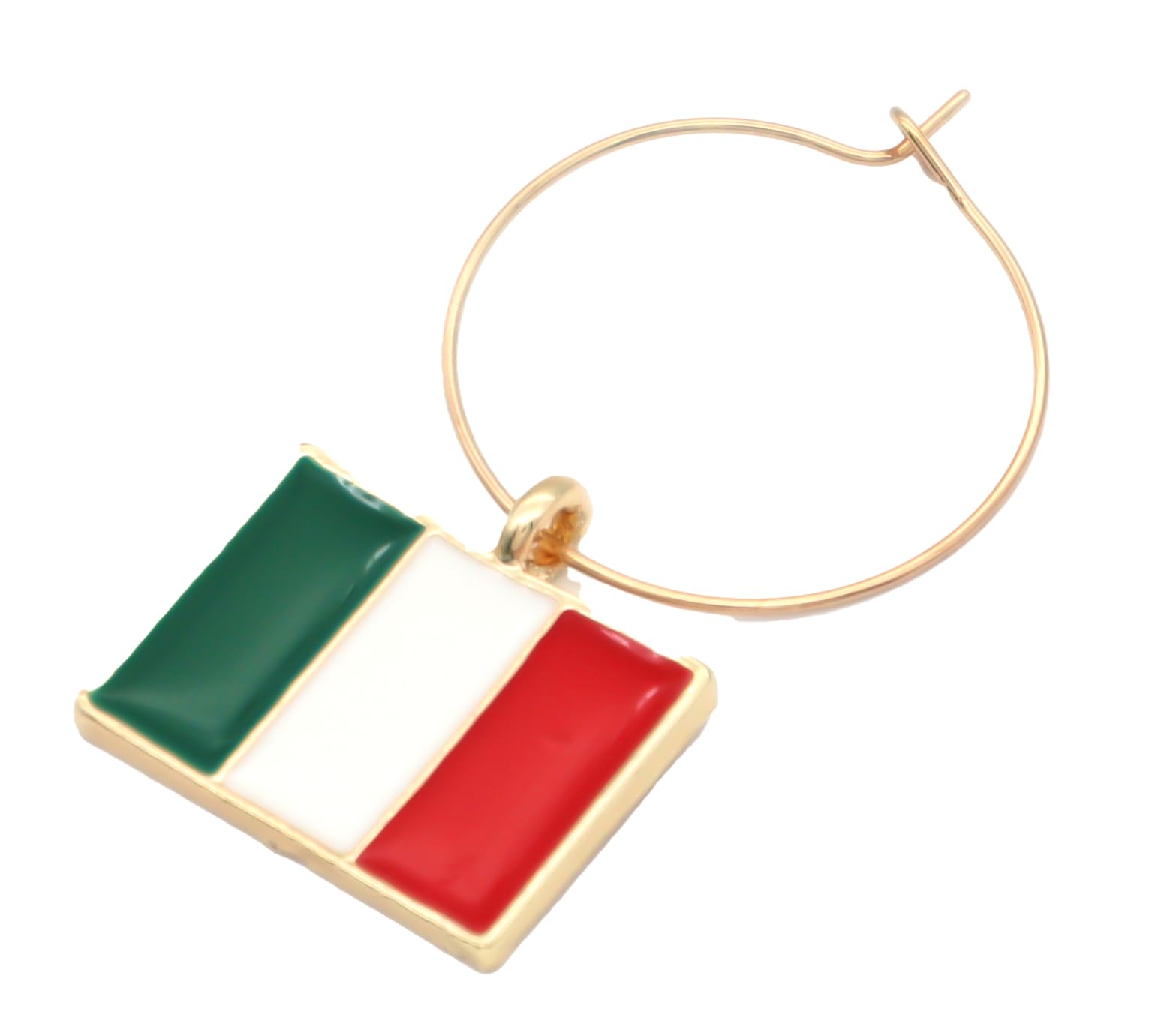 Soccer ball charm included in Serendipity Italy Wine Glass Charms