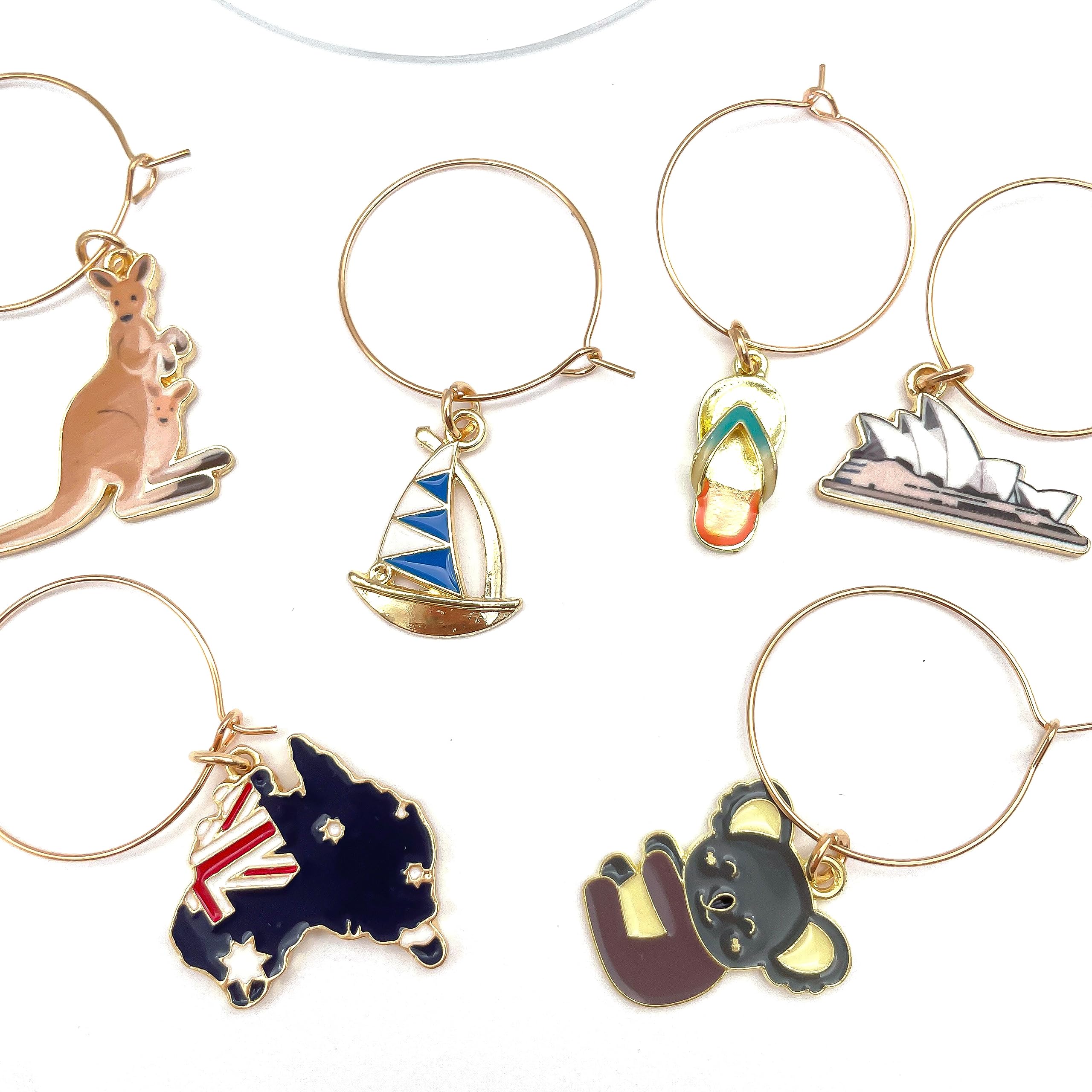 Serendipity Flip-flops wine charm
