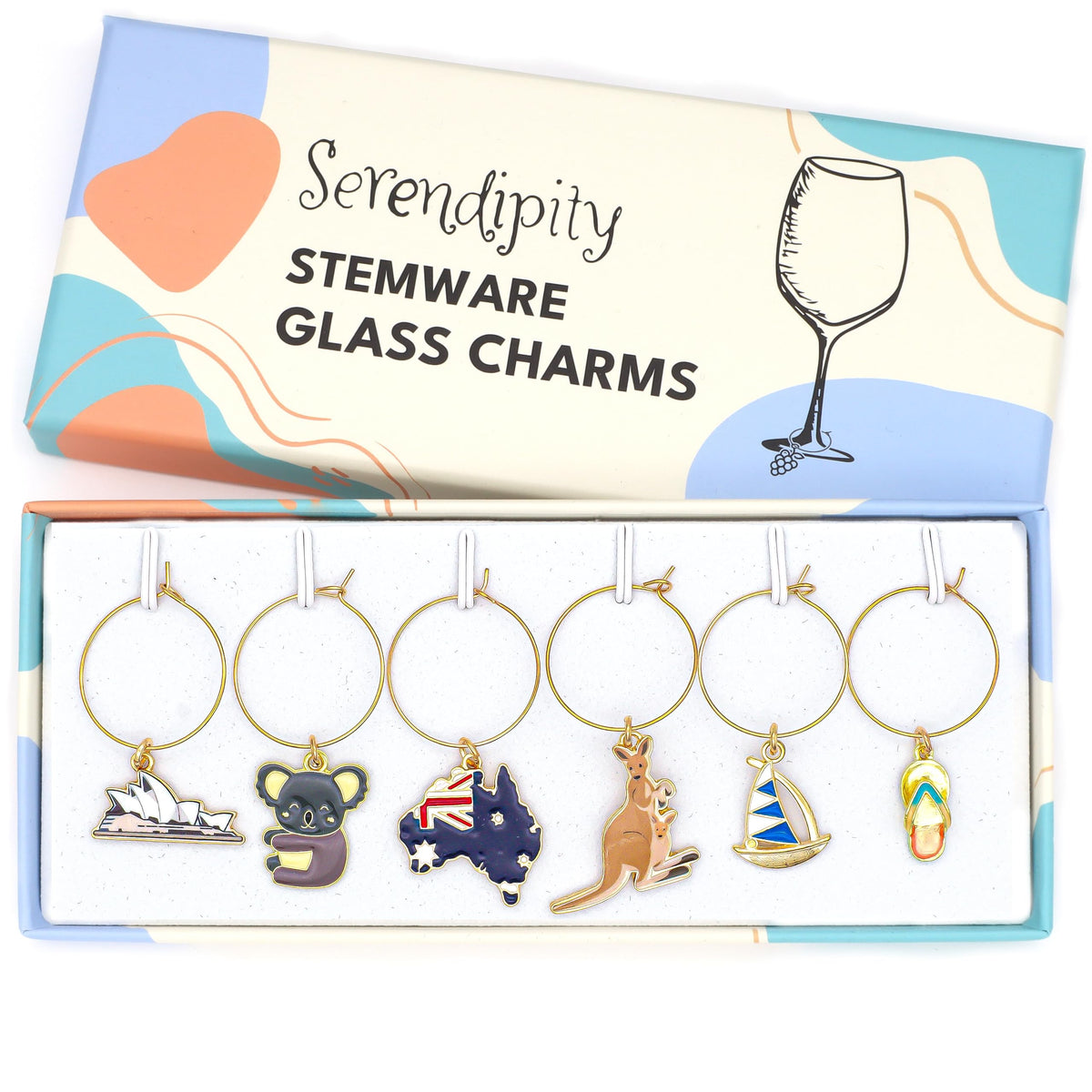 Serendipity wine charm Sydney Opera House marker