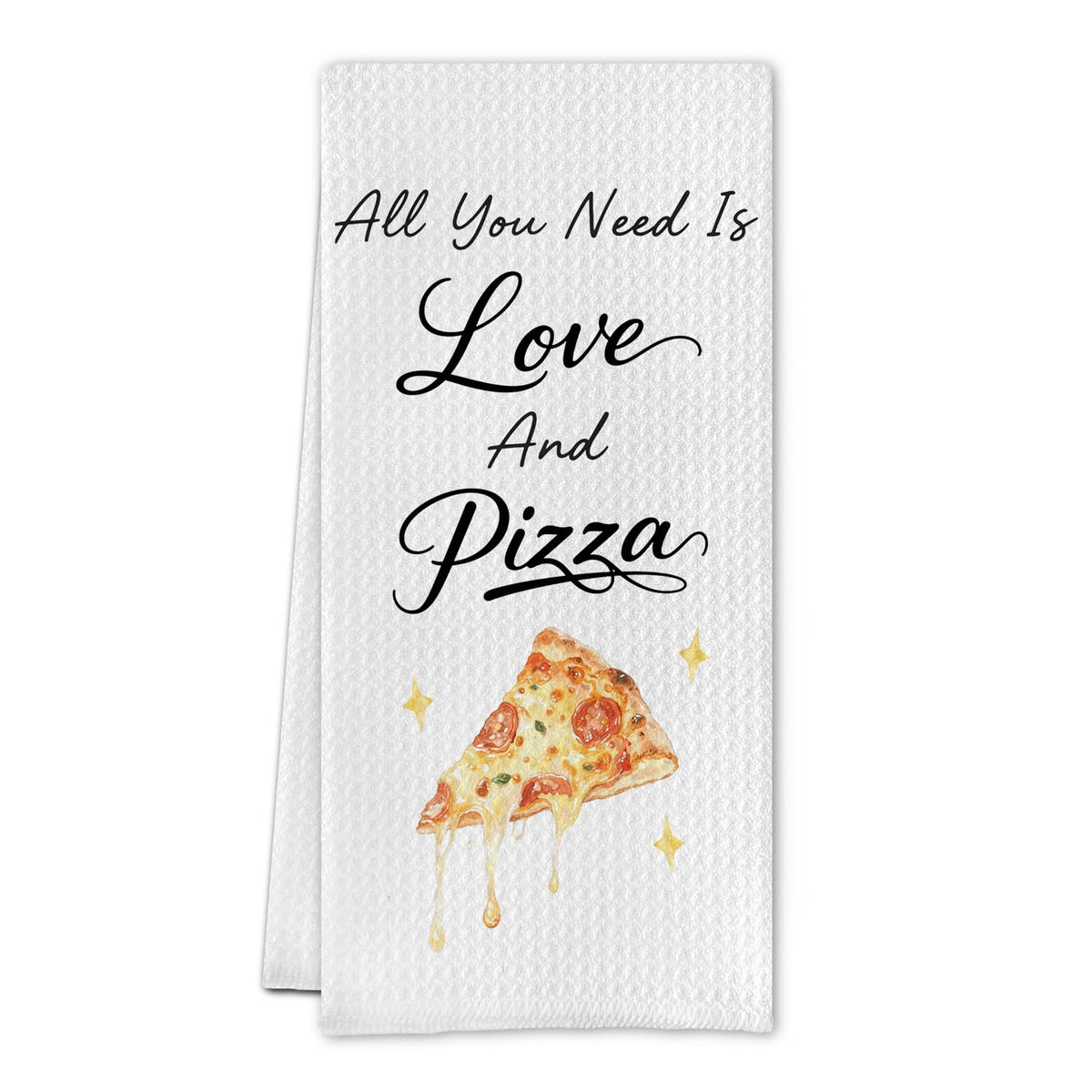 SereneHanctuary funny Italian pizza kitchen towels 16x24 size