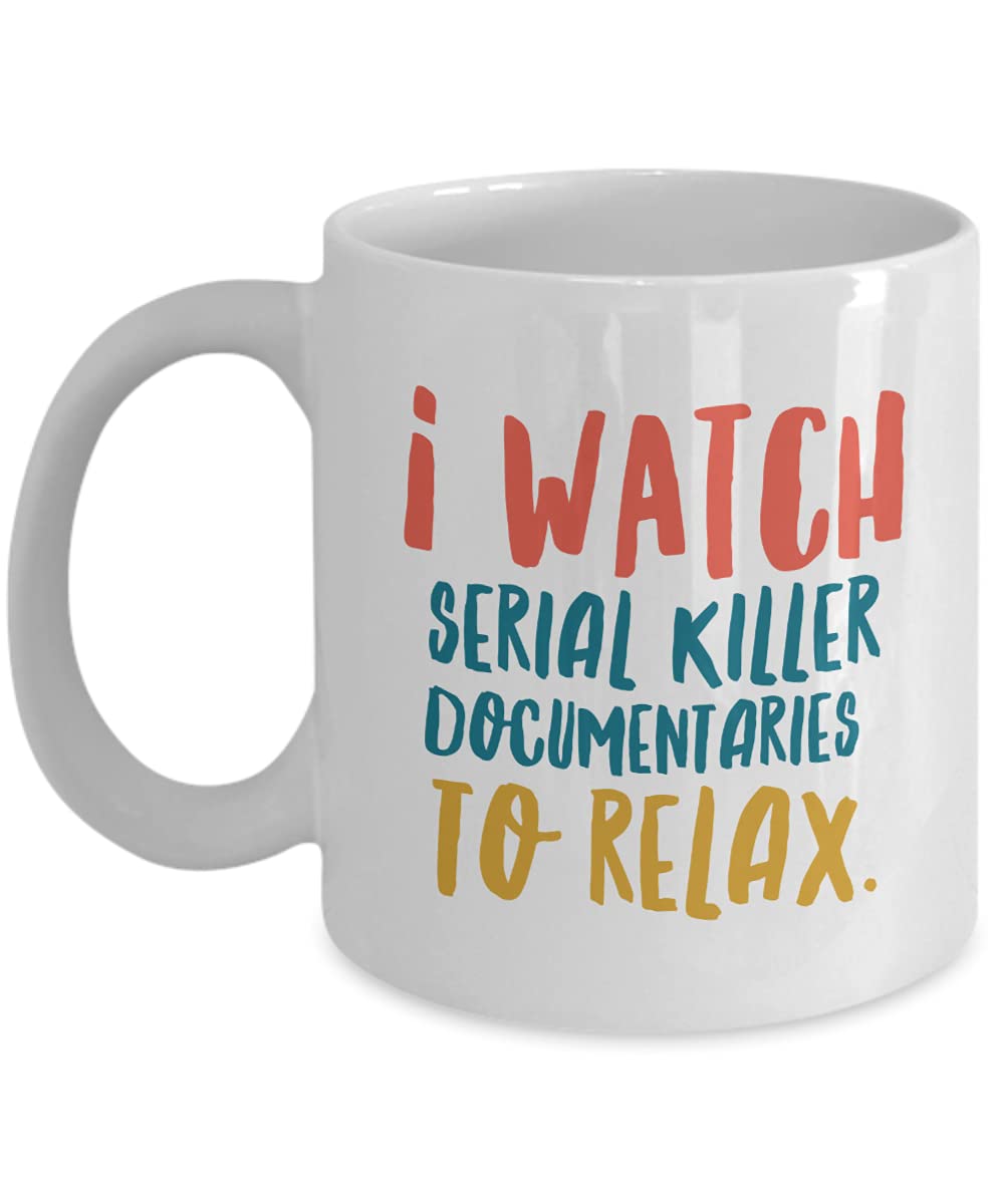 Serial Killer Documentaries mug 11 oz white