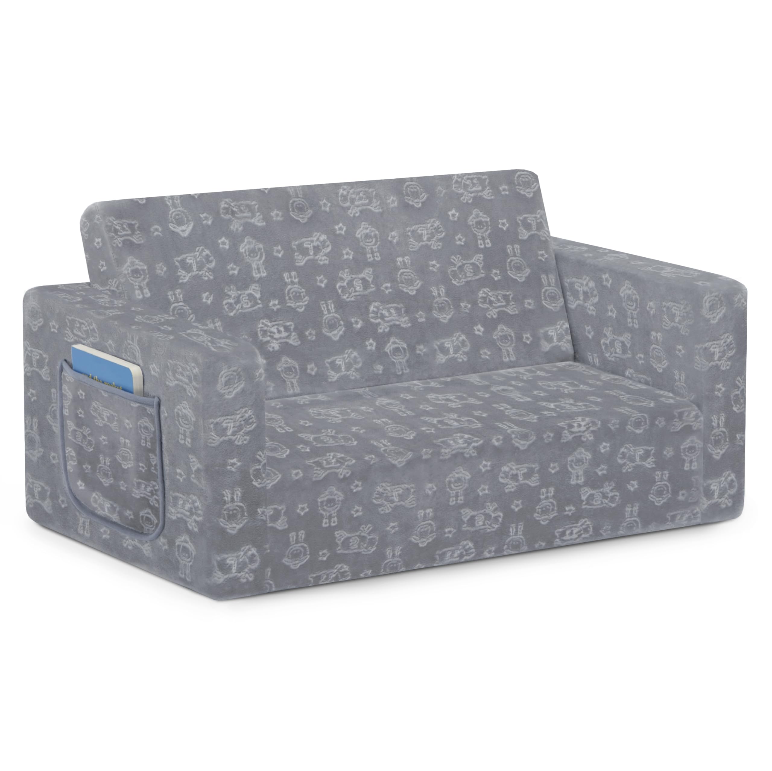 Grey lounger measurements 30W x 40D x 12H