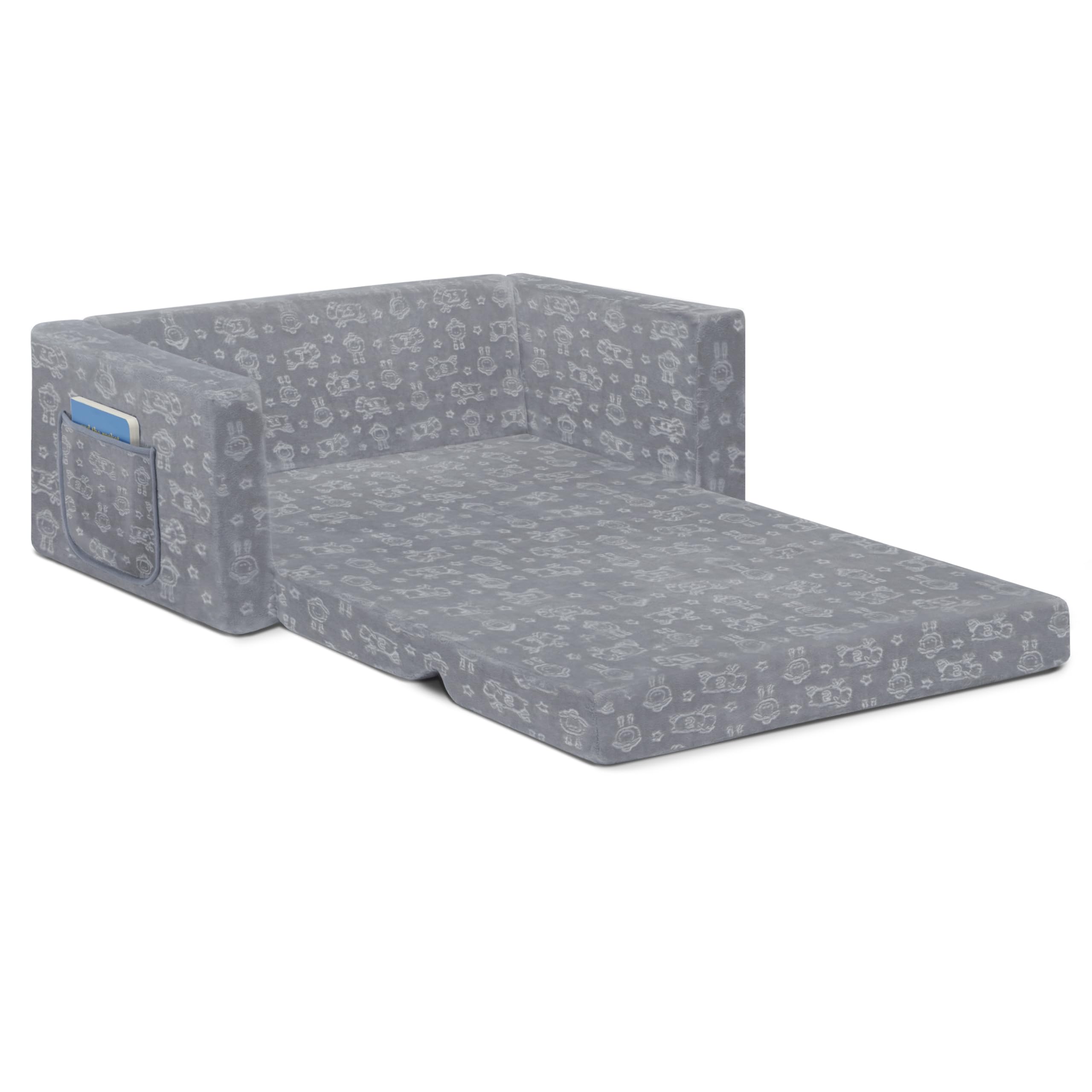 Grey kid-friendly sofa for bedrooms