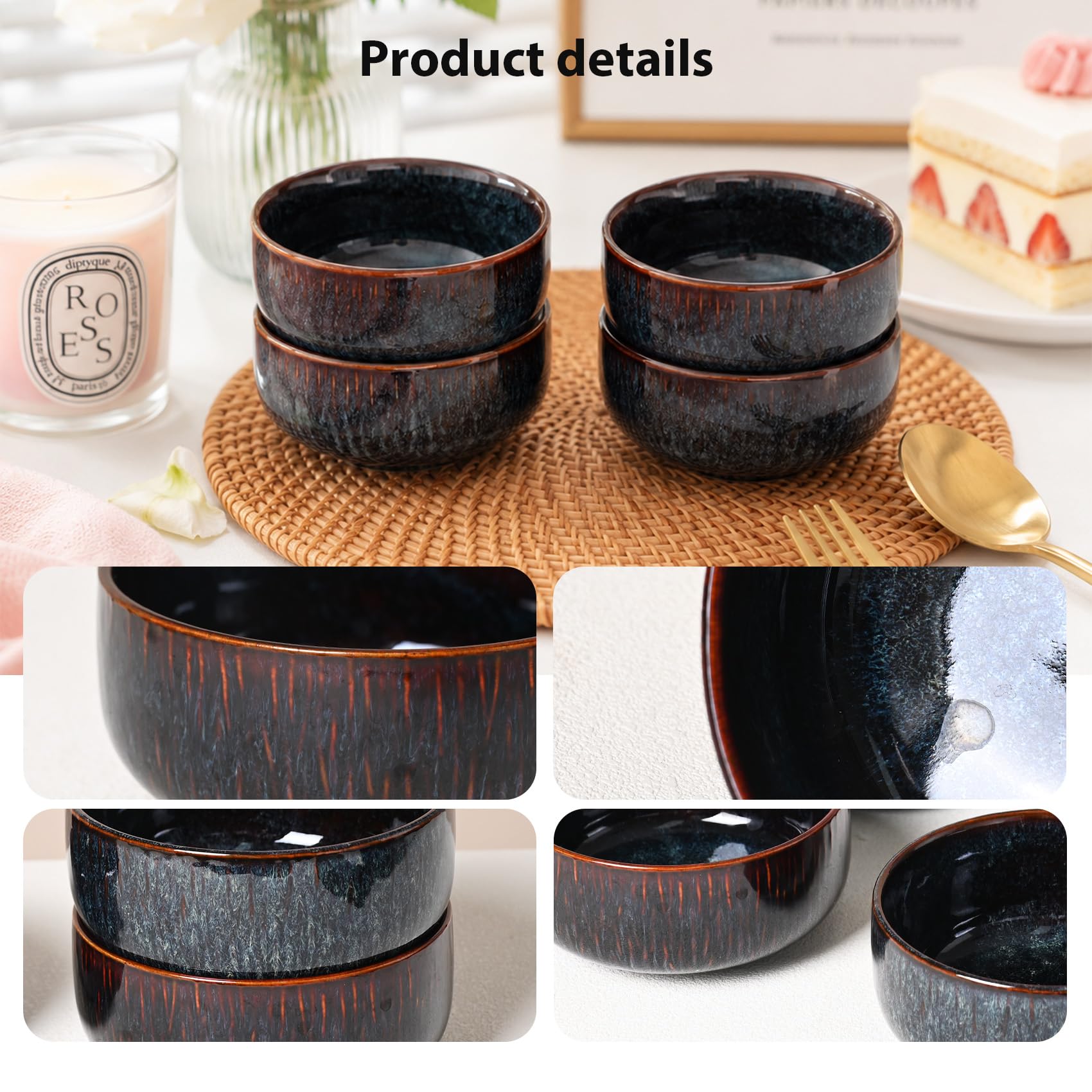 Gift-ready box packaging for Stoneware Bowls Set of 4