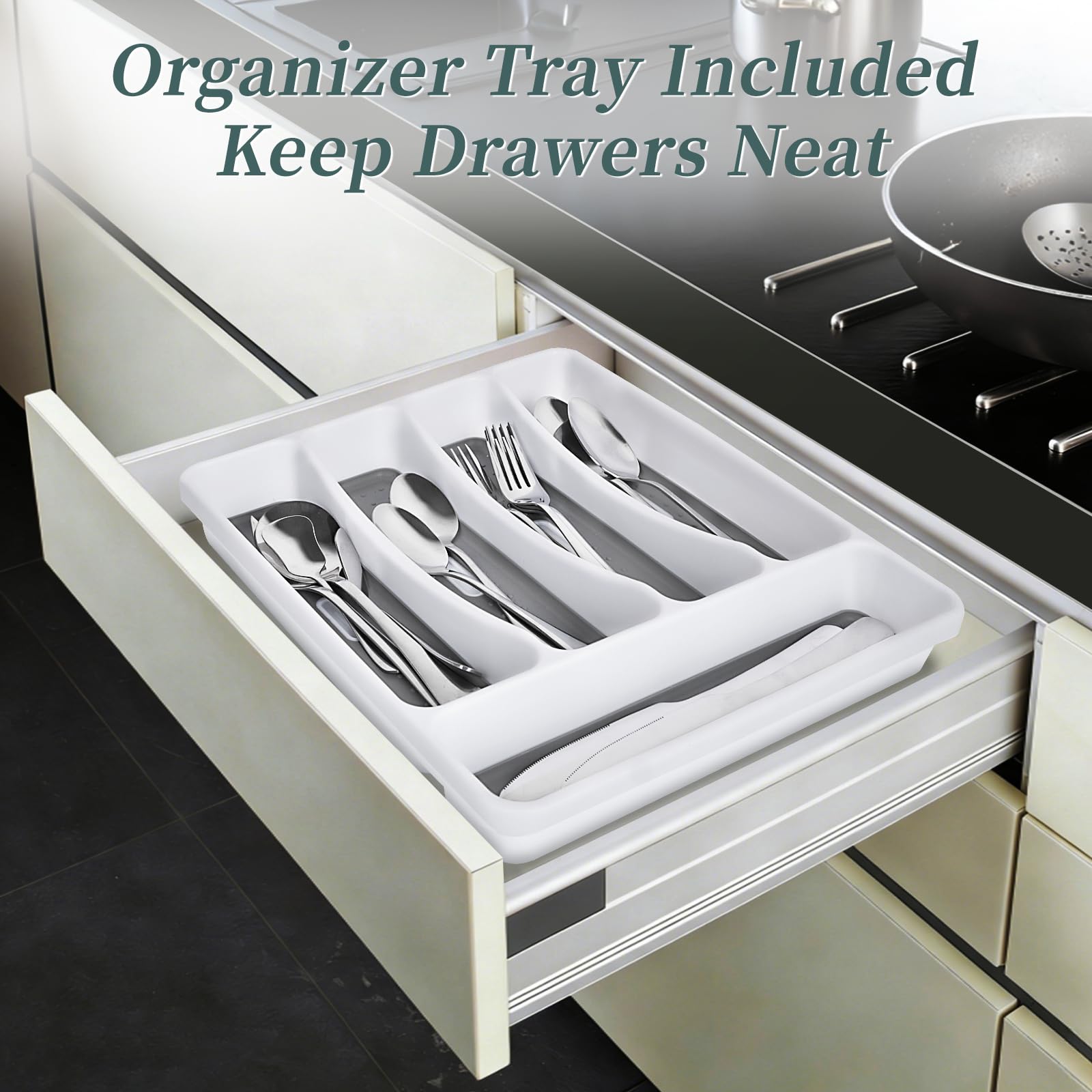 rust resistant dishwasher safe silverware set
