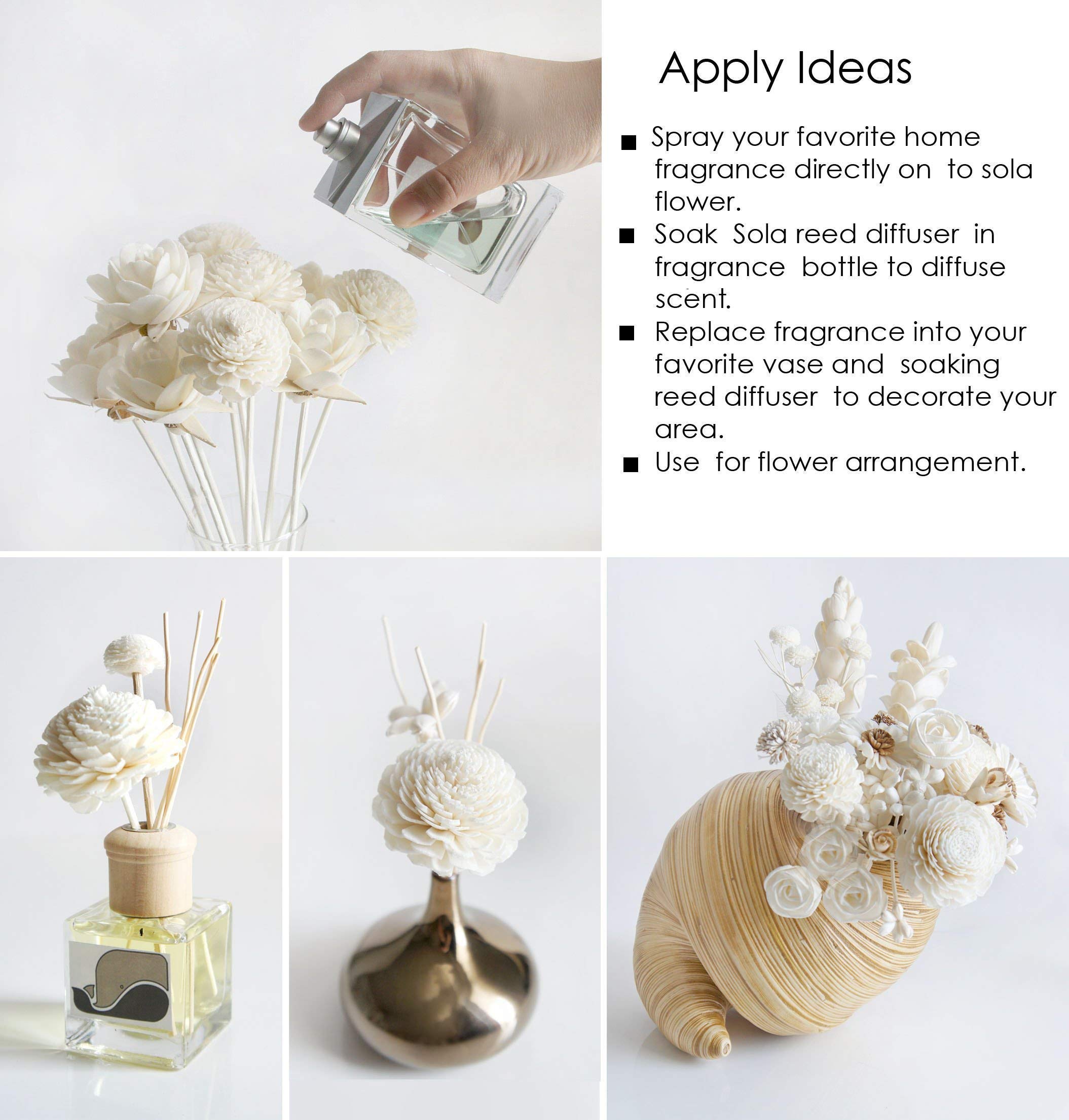 Fragrance diffuser set includes 5 Sola flowers image