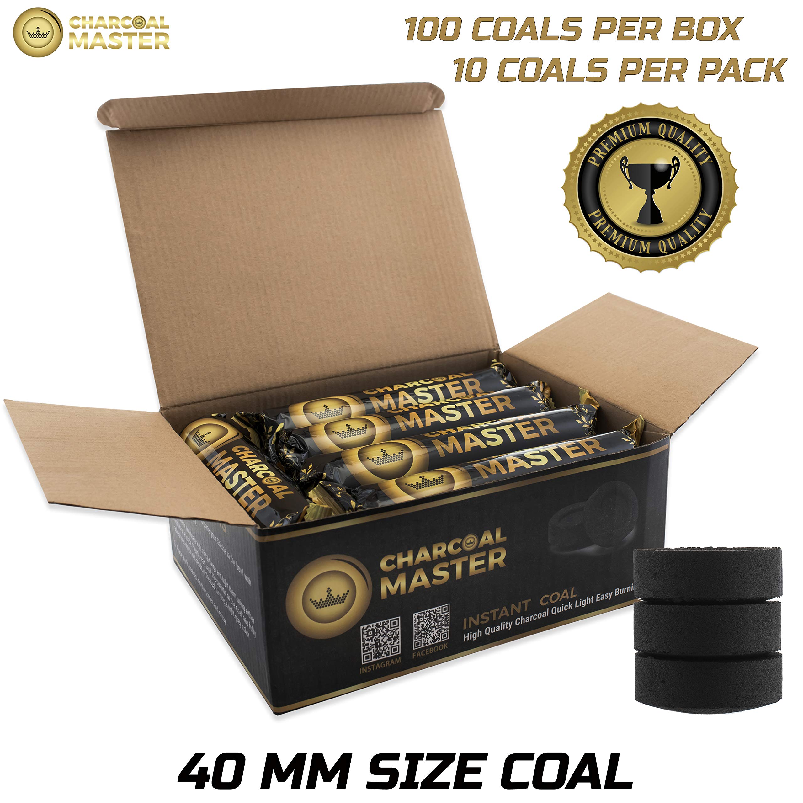 Ten rolls with ten discs each in the 100-pack