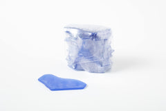 Machine tumbled sea glass with frosted edges