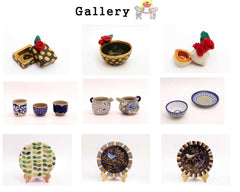 Seto production frog eyes clay for home baking 160-180C