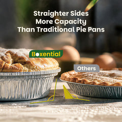 7 inch round aluminum pan with lid for single servings