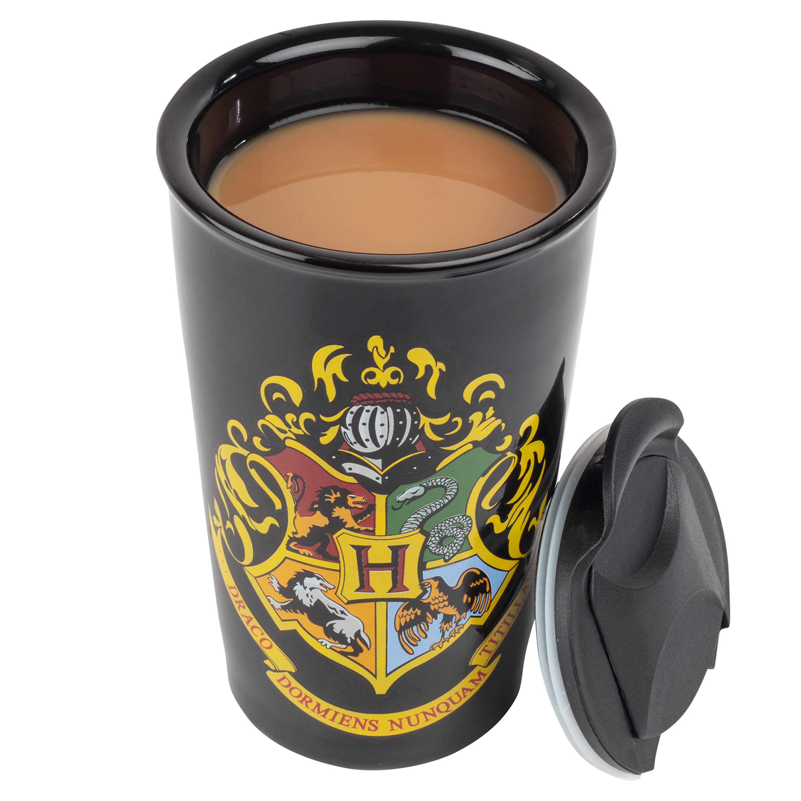 Seven20 Hogwarts crest ceramic mug in black finish