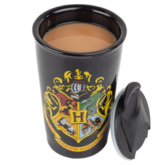 Seven20 Hogwarts crest ceramic mug in black finish