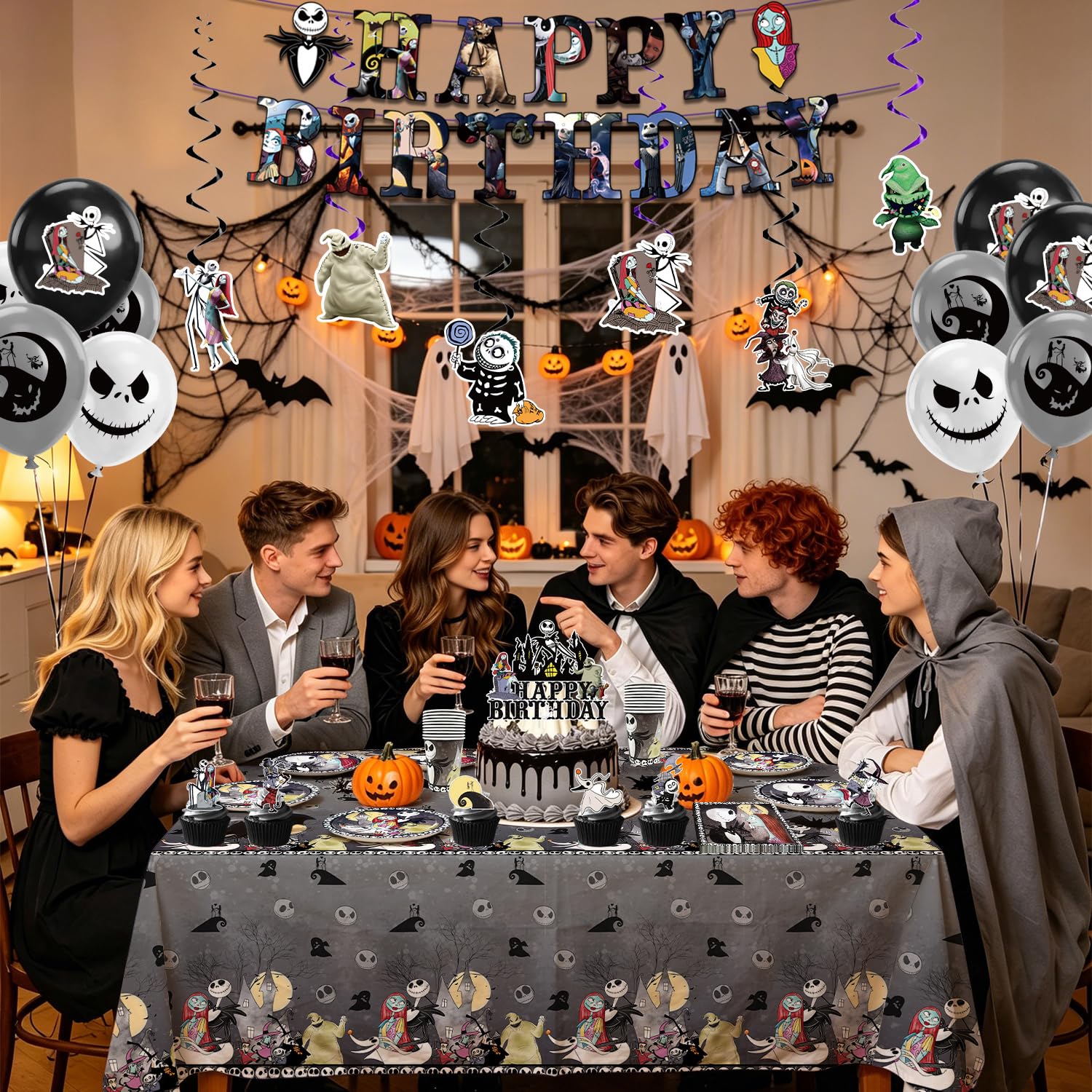 20 paper cups for Nightmare Christmas Halloween Birthday Decorations Tableware Set