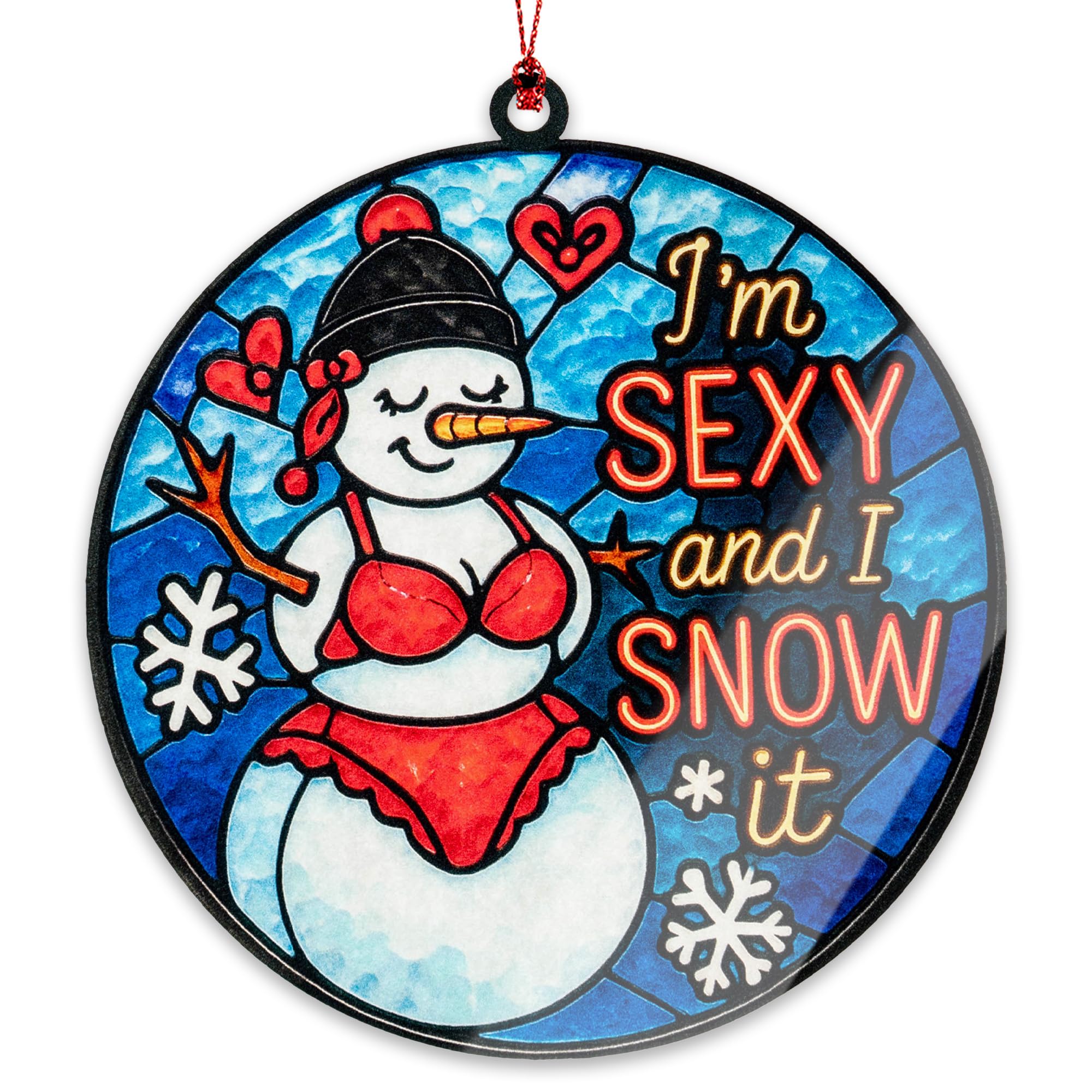 Sexy Snowman Ornament product image