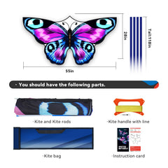 compact packaging butterfly kite for easy transport
