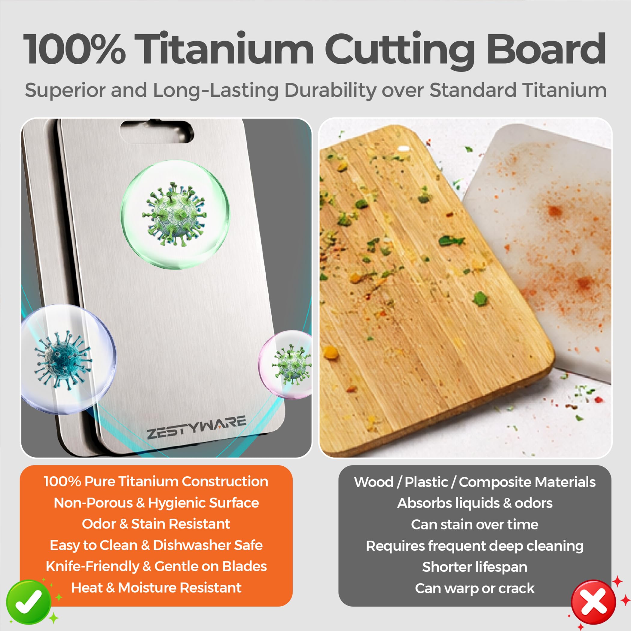 SGS lab tested cutting board product image
