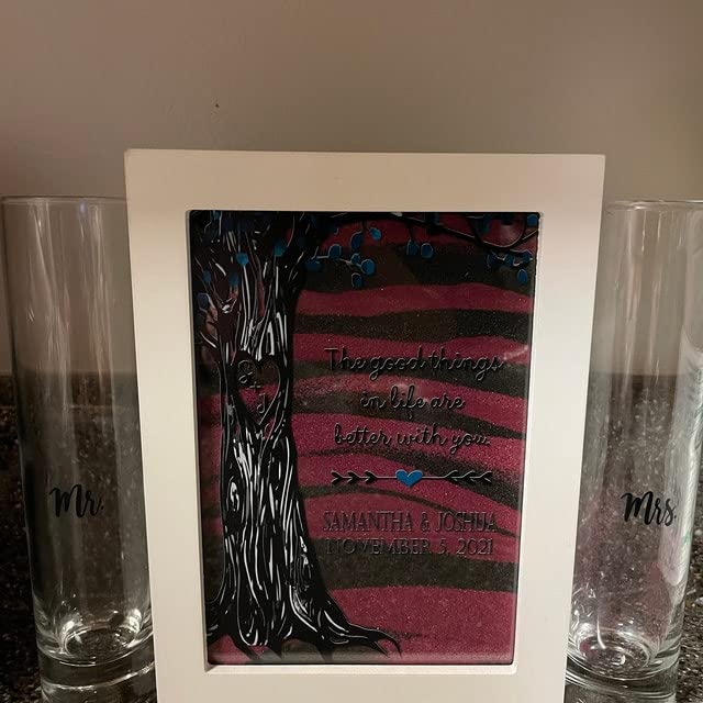 Shadow box 8x6 construction with glass and wood