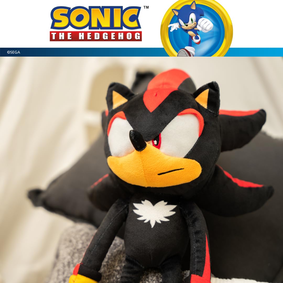 One size Shadow Hedgehog cuddle pillow close up