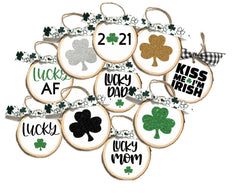 Jute hanger and decorative ribbon included with ornament