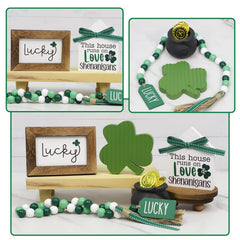 Shamrock sign for St Patrick's Day decor