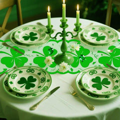 13 x 72 inch shamrock table runner for dining